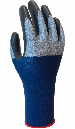 Extreme Dexterity Ultra Thin & Light S-XL Showa 381 Nitrile Coated Work Glove 