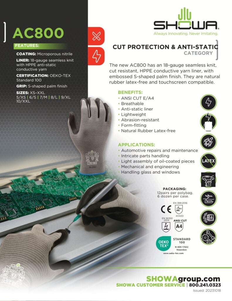 DURACoil Alpha AC800 – SHOWA Gloves
